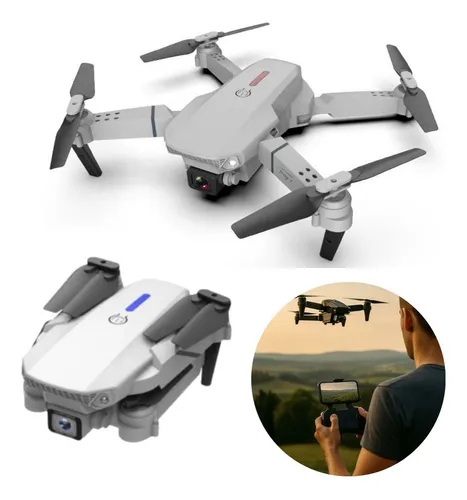Drone Mini Pro Câmera 4k Com Gps 2 Baterias Completo Com Assisten...