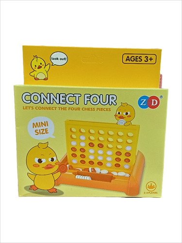 Juego De Mesa Mini Conecta 4 Animales Diversion Niños