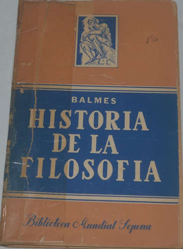 Historia De La Filosofía J L Balmes Librosretail G33