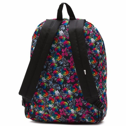 vans rainbow floral backpack