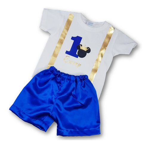 Traje Pañalero Smash Cake Short Con Nombre 0a24 Meses