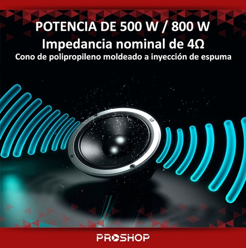 Imagen 6 de 10 de Kit 4 Parlantes Para Auto 6x9cm 800w 16x24 + 16cm 500w Modelo Nuevo