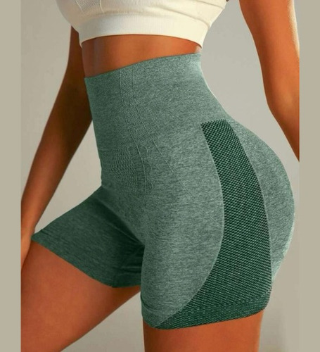 Likra Short Deportiva De Dama Para Entrenar Gym 