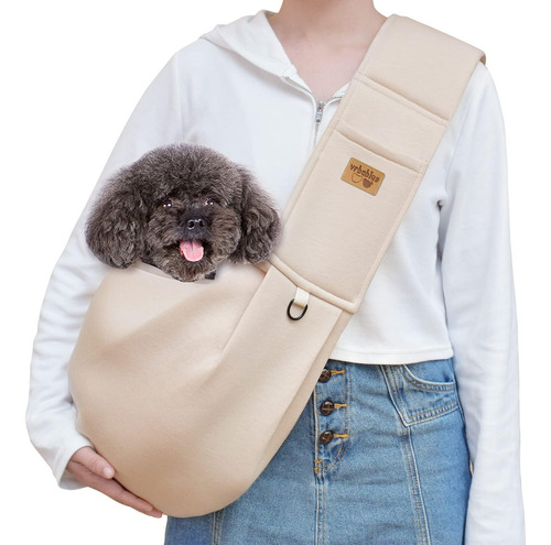 Vrbabies Pet Dog Sling Carrier Para Perros Pequeños Cómoda C