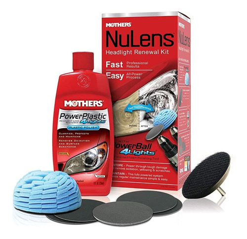 Kit Restaurador De Faros Nulens 8 Oz.