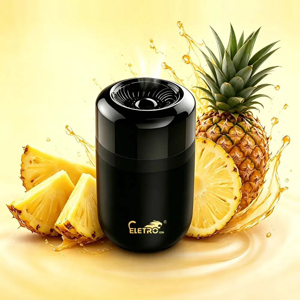 Eletro-aromatizador De Carro Premium Perfume Sólido Duradouro | Elimina Odores E Deixa O Carro Cheiroso Cor ABACAXI Fragrância Abacaxi
