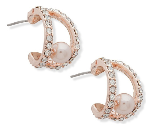 Aretes Rose Gold You're Invited Crystals