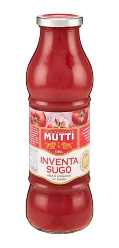 Mutti Inventa Sugo Salsa De Tomate C/cebolla Pack 4 X 560gr