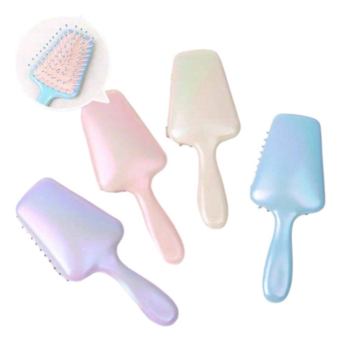 4cepillos Para El Pelo C/cojín /peine Para El Pelo Anti Friz
