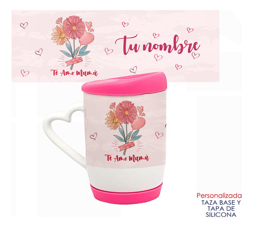 Kit De Taza Espejo Y Botella Personalizada Día De Madre