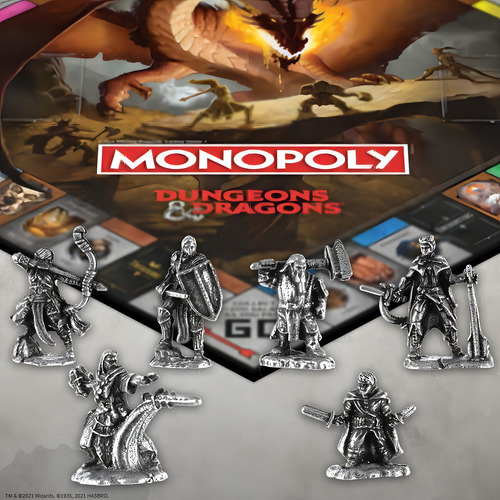 Juego De Mesa Monopoly Dungeons And Dragons D&d Usaopoly