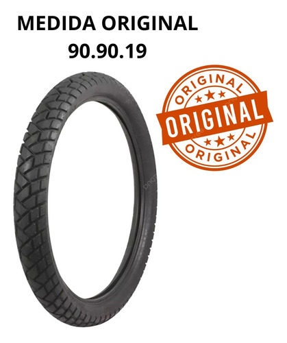 Pneu Rinaldi 90/90-19 R34 Dianteiro Bros Xre190 Crosser Cb40