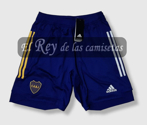 Short Boca Juniors adidas Con Bolsillos Y Cierres Tremendo!!