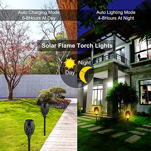 Luces Solares Exteriores Antorchas Led Impermeables Jardín P