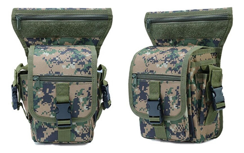 Bolso Molle Drop Leg  Militar  De Nailon 1000d  Impermeable