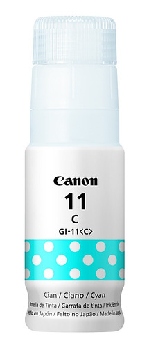 Botella De Tinta Canon Cian Modelo Gi-11