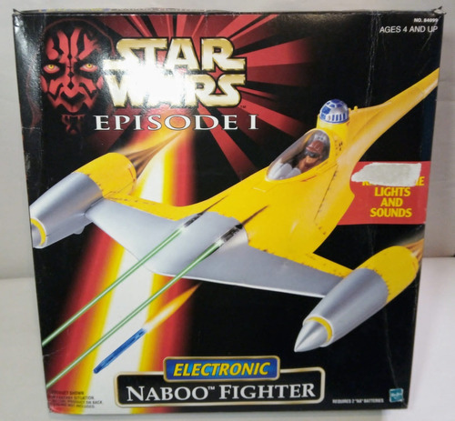 Nave Star Wars Naboo Figther Electrónica 1998.completa