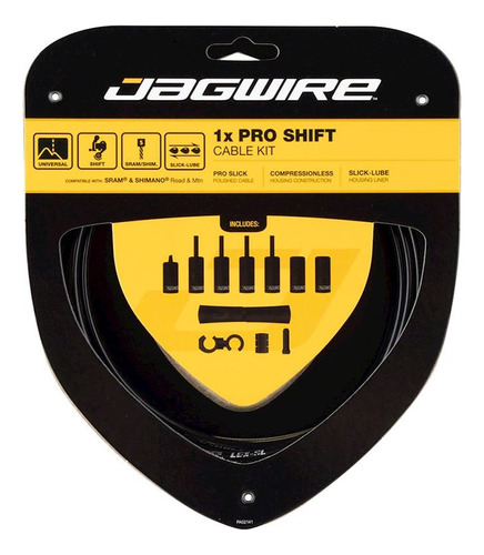 Kit Funda Y Guaya De Cambios Jagwire Pro 1x Negro