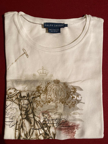 Remera Polo Ralph Lauren Colección Mujer Talle L