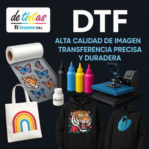 Rollo Film Dtf Matte Doble Faz 30cm X 100mt Estampado
