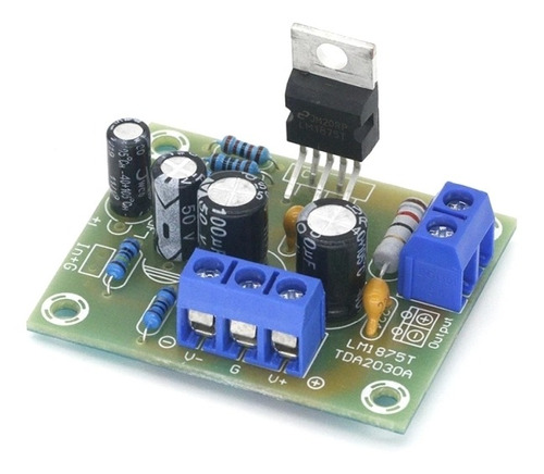 Kit Para Montar Amplificador Com Ci Lm1875 Até 30 Watts