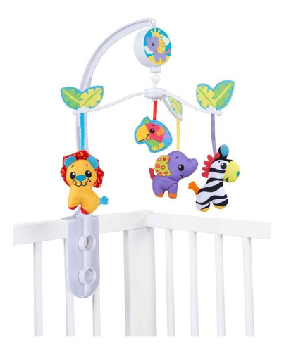 Imagen 2 de 3 de Móvil Cunero Musical Para Practicuna O Cuna Playgro Jungle