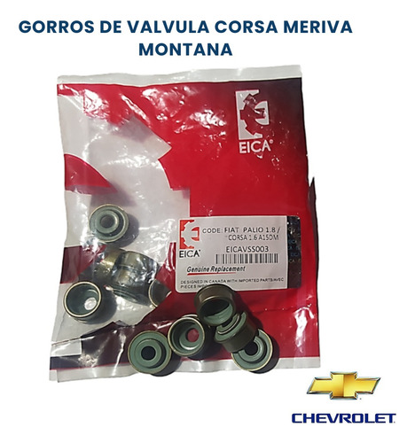 Gorros De Valvula Chev Corsa (todos) Meriva Montana 