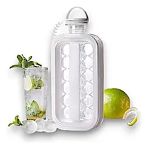 Comprar Termo Botella 2 En 1  Cubitos De Hielo Redondos 