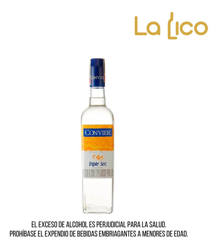 Convier Triple Sec 35% 750ml - mL a $93