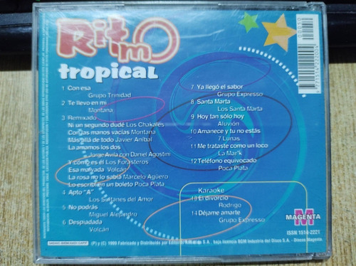 Imagen 2 de 2 de Ritmo Tropical - 5 - Cd - Forasteros Volcan Trinidad