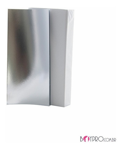 4 Kg Papel De Mechas E Reflexo Laminado B4ypro 11,5x25cm Gra