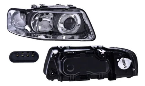Faro Derecho Audi A3 2001 2002 2003 Depo Rds