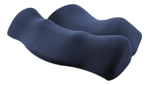 Almohada Cervical, Almohada De Apoyo Azul Oscuro 46cmx33cm