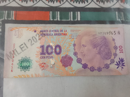 Billete Campaña Presidencial Javier Milei 2023 Coleccionable