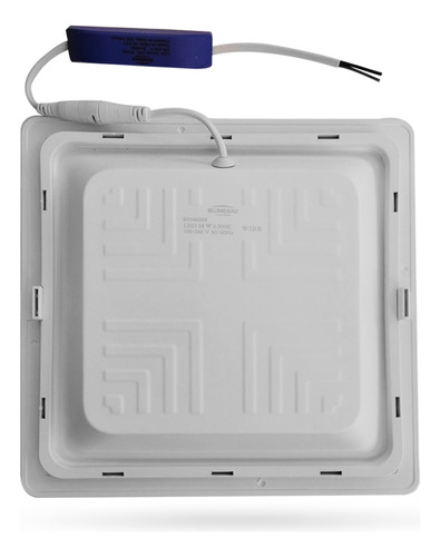Plafon Painel Led Embutir Quadrado 18w 6500k - Blumenau