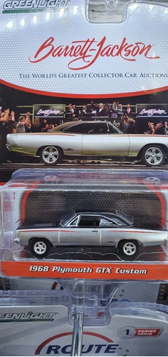 1968 Plymouth Gtx Custom  Greenlight 1/64