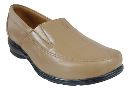 Zapato Piel Confort 22/27 Mujer Cómodo Pie Delicado Nude