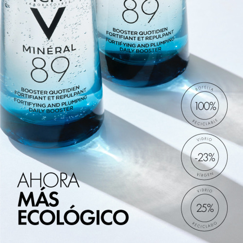 Minéral 89 Concentrado Fortificante 50ml Vichy Momento de aplicación Día/Noche Tipo de piel Todos