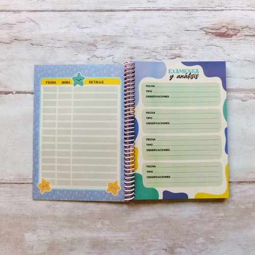 Agendas Control Embarazo Y Pediátrico - Futura Mamá - Bebés