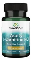 Comprar Swanson Acetil L-carnitina Hcl 500mg 60vegcaps Sabor Sin Sabor