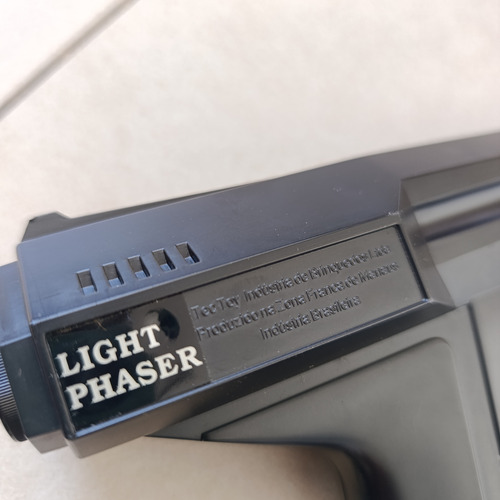 Light Phaser Sega Pistola Master Syst Tectoy Con Caja Negro (Usado)