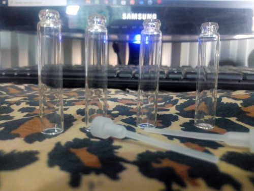 100 Botes De Vidrio De 2 Ml Muestra Perfume U Otros