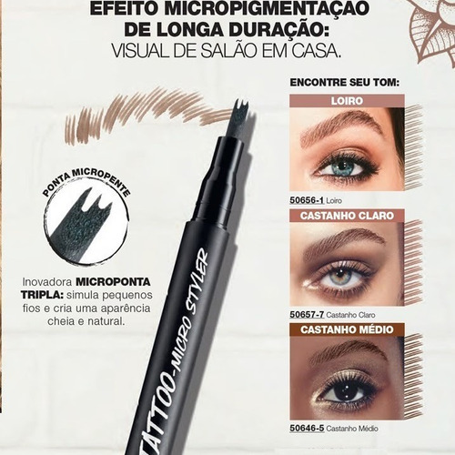 Avon - Mark. - Brow Tatoo - Delineador Para Sobrancelha