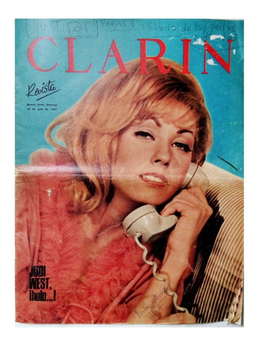 Antigua Revista Clarín - 30 De Julio De 1967