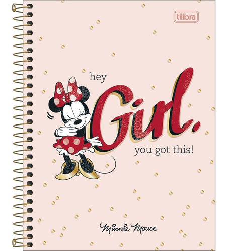 Caderno Colegial 1mat. Minnie 80 Fls - Tilibra
