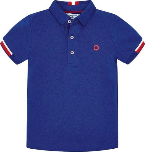 Camiseta Tipo Polo. Marca Mayoral. Modelo 3122. Royal Blue.