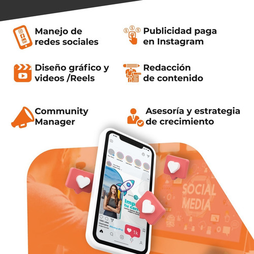 Imagen 8 de 8 de Manejo De Redes Sociales, Publicidad Paga, Community Manager
