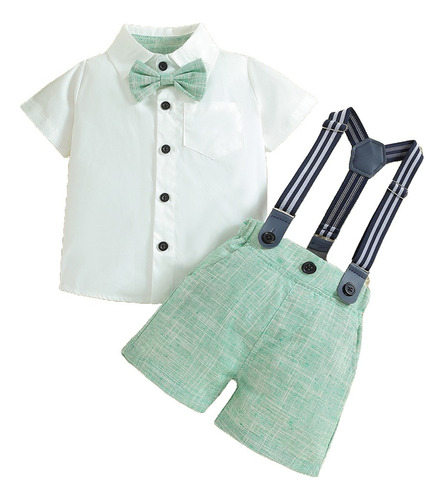 Set De Dos Piezas De Camisa De Manga Corta Para Verano Baby