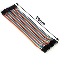 Comprar Cabo Wire Jumper 20cm 40 Fios Macho-macho Protoboard Arduino