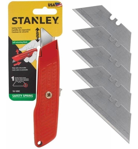 Estilete De Segurança Trapezoidal 18 Mm 10-189c Stanley